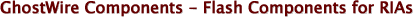 GhostWire Components - Flash Components for RIAs